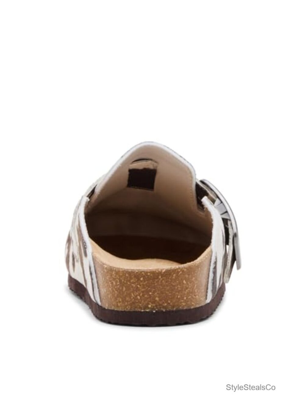 Classic Clog with Buckle Detail and Rubber Outsole - Picture 2 of 6